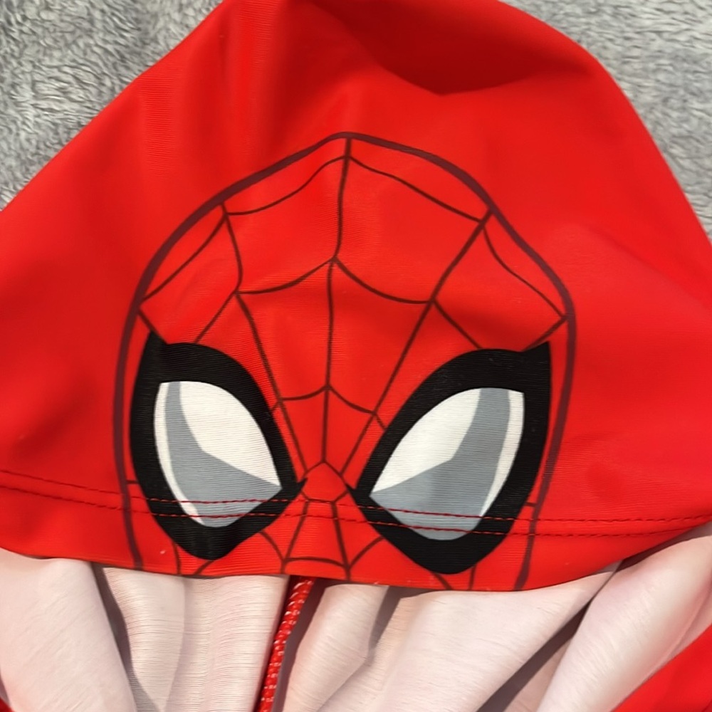 2T Spider-Man Rashguard with hood - Picture 3 of 4